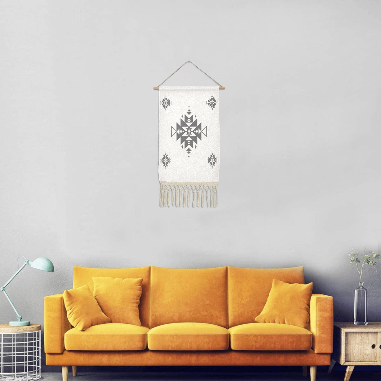 Sedona Sands Linen Hanging Poster - Vintage Desert Wall Art Decor for Living Room, Bedroom & Office - Perfect for Boho, Farmhouse & Southwest Style Homes