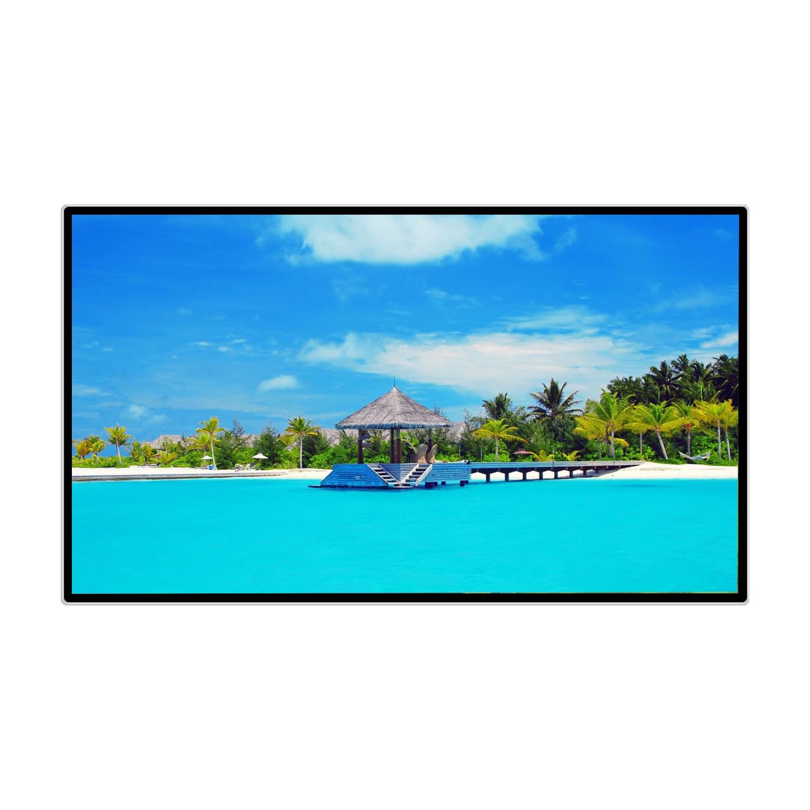 32-inch HD Digital Photo Frame with IPS Display - 32GB Storage, Wall Mountable, Easy to Use (Black) - Perfect for Home Decor, Office Displays, and Digital Advertising