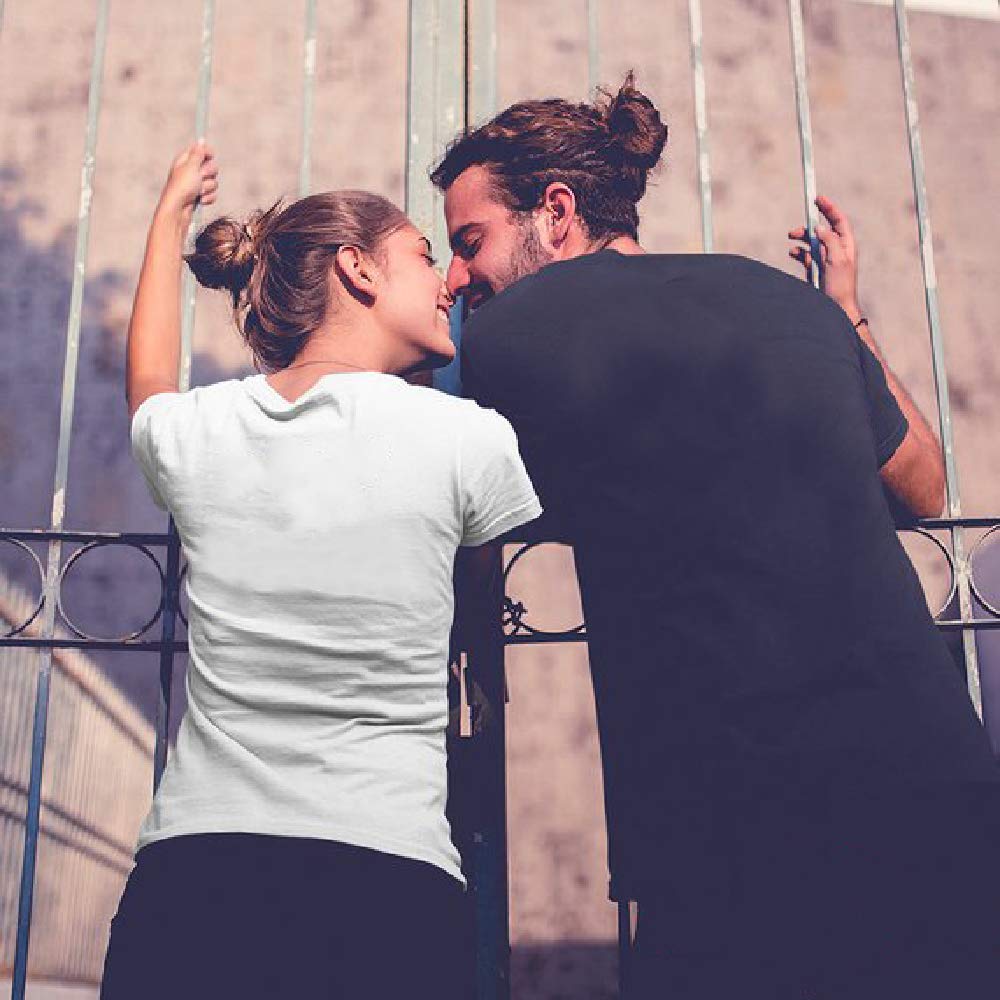 His and Her Matching Couple T-Shirts - King & Queen Design - Valentine's Day Couple Outfits - Perfect for Anniversaries, Date Nights & Romantic Getaways