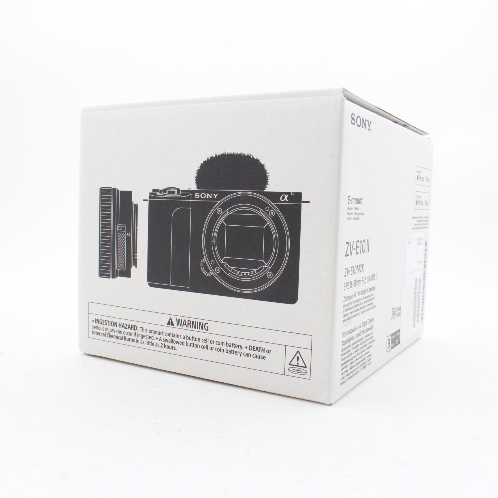 Open Box Excellent Condition Sony ZV-E10 II Mirrorless Camera with E PZ 16-50mm Lens (Black) - Perfect for Vlogging, Travel Photography & Content Creation
