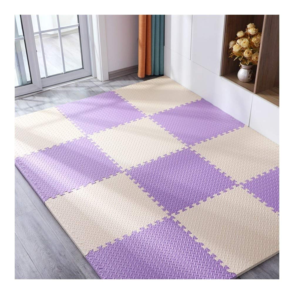 ALGFree EVA Foam Puzzle Mat for Kids - Soft Interlocking Play Mat, Non-Toxic Floor Tiles for Nursery, Playroom & Gym (60x60x1.2cm, 8-Piece Set, 4 Color Options) - Perfect for Baby Crawling, Toddler Play Areas & Home Exercise Spaces