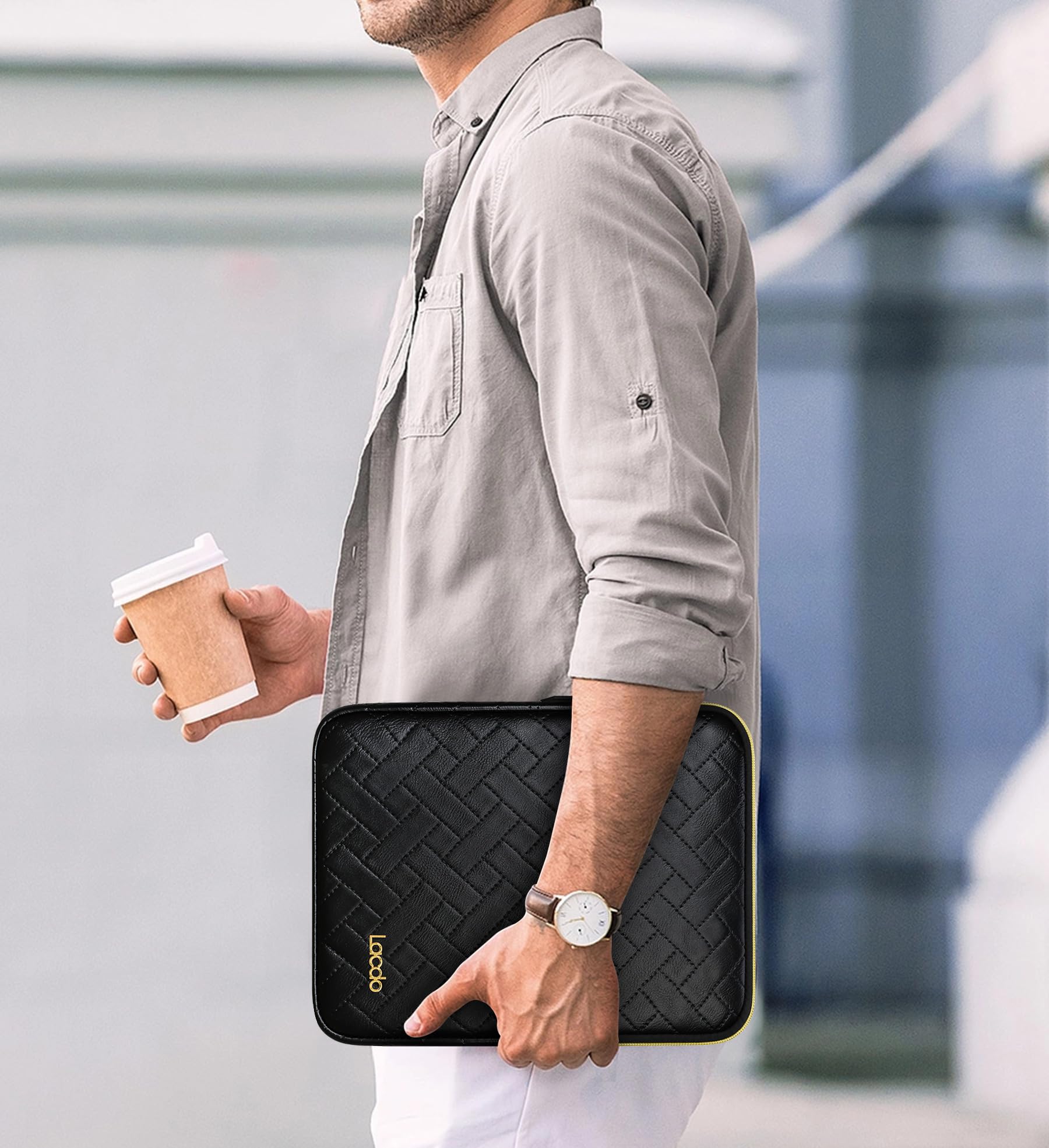 Lacdo 11 Inch Tablet Sleeve Case - Compatible with iPad Pro M4/Air M3 M2/A16, 10.9