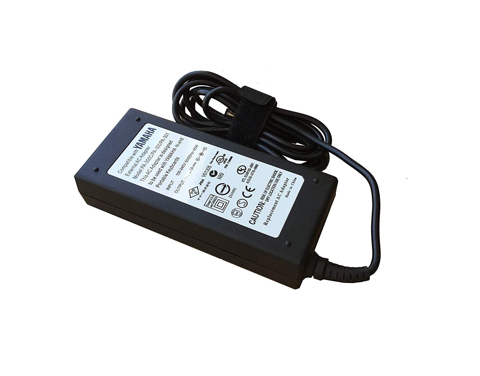 Yamaha PSR-2000 Keyboard AC Power Adapter - Replacement Charger for PSR2000 Digital Piano - Perfect for Home Studio, Live Performances & Music Practice