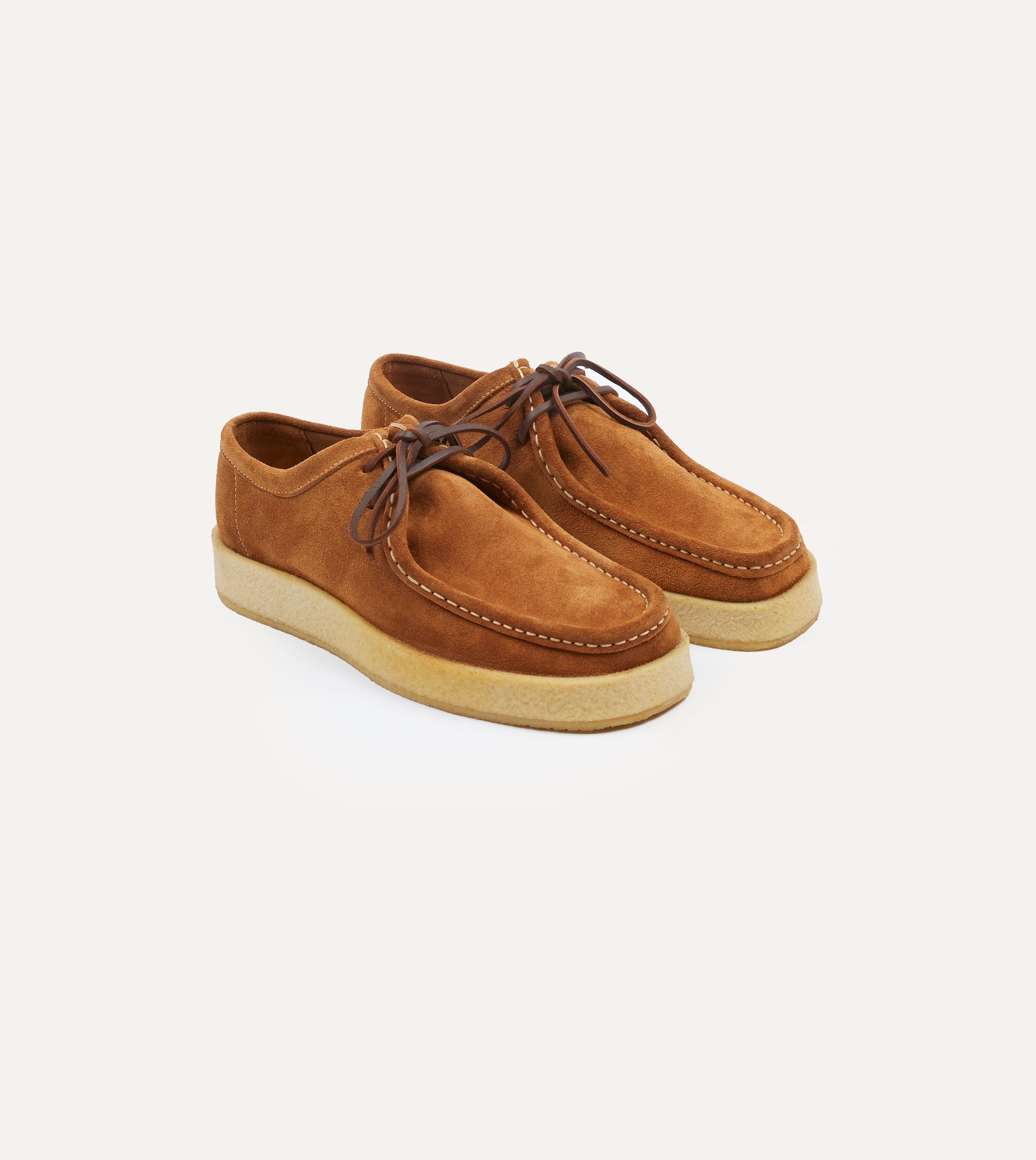 Yuketen 'Yuks' Type 1 Suede Chukka Boots for Men - Handmade Leather Casual Shoes with Rubber Sole | Perfect for Outdoor Hiking, Travel & Everyday Wear