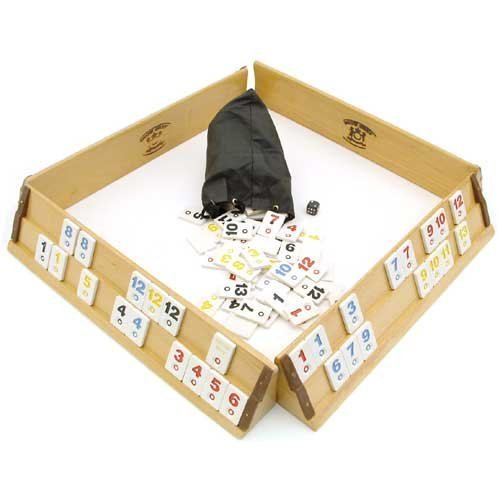 Premium Wooden Okey Game Set - Classic Turkish Tile Game with 106 Pieces - Perfect for Family Game Nights, Parties & Social Gatherings