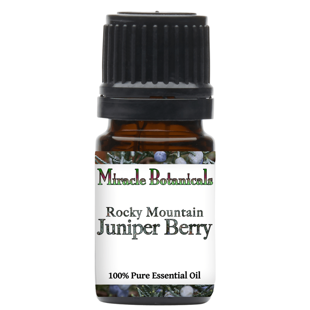 Premium Rocky Mountain Juniper Berry Essential Oil (Juniperus scopulorum) - 100% Pure, Natural Aromatherapy Oil for Stress Relief & Skin Care
