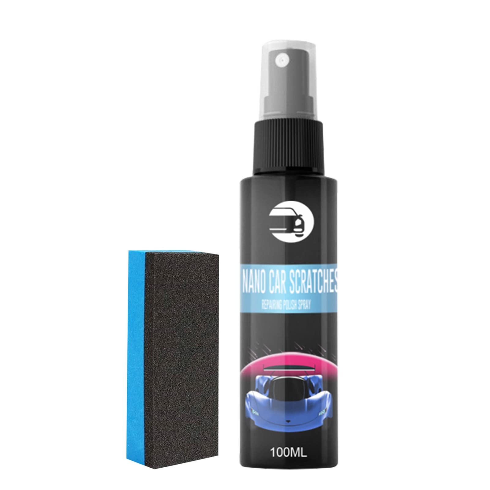 Car Scratch & Swirl Remover - Professional Paint Scratch Repair Kit, Swirl Mark Removal Spray for Car Detailing | Restores Shine & Eliminates Water Spots | Perfect for DIY Auto Care & Professional Detailing
