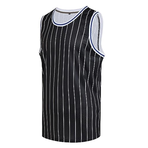White Pinstripe-black Jersey
