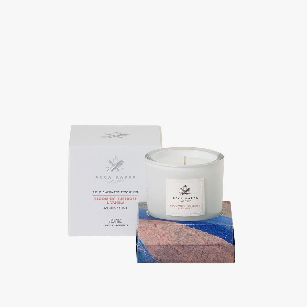 Blooming Tuberose & Vanilla Scented Candle - Long-Lasting Aromatherapy Candle for Home, Spa & Relaxation | Perfect for Romantic Nights, Meditation & Stress Relief