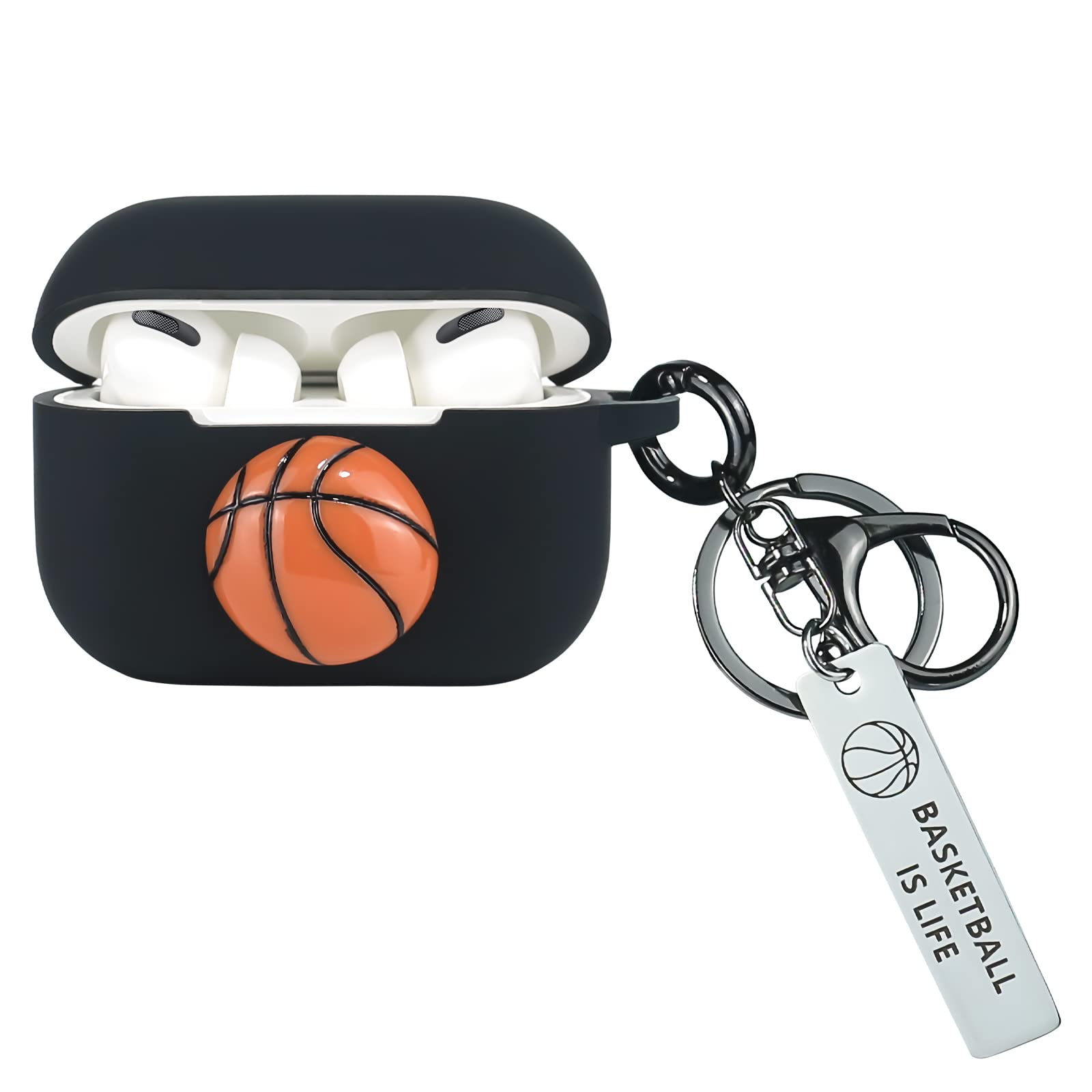 Basketball AirPods Pro Case - Silicone Cover for Men & Boys | Sporty & Durable for Gym & Travel