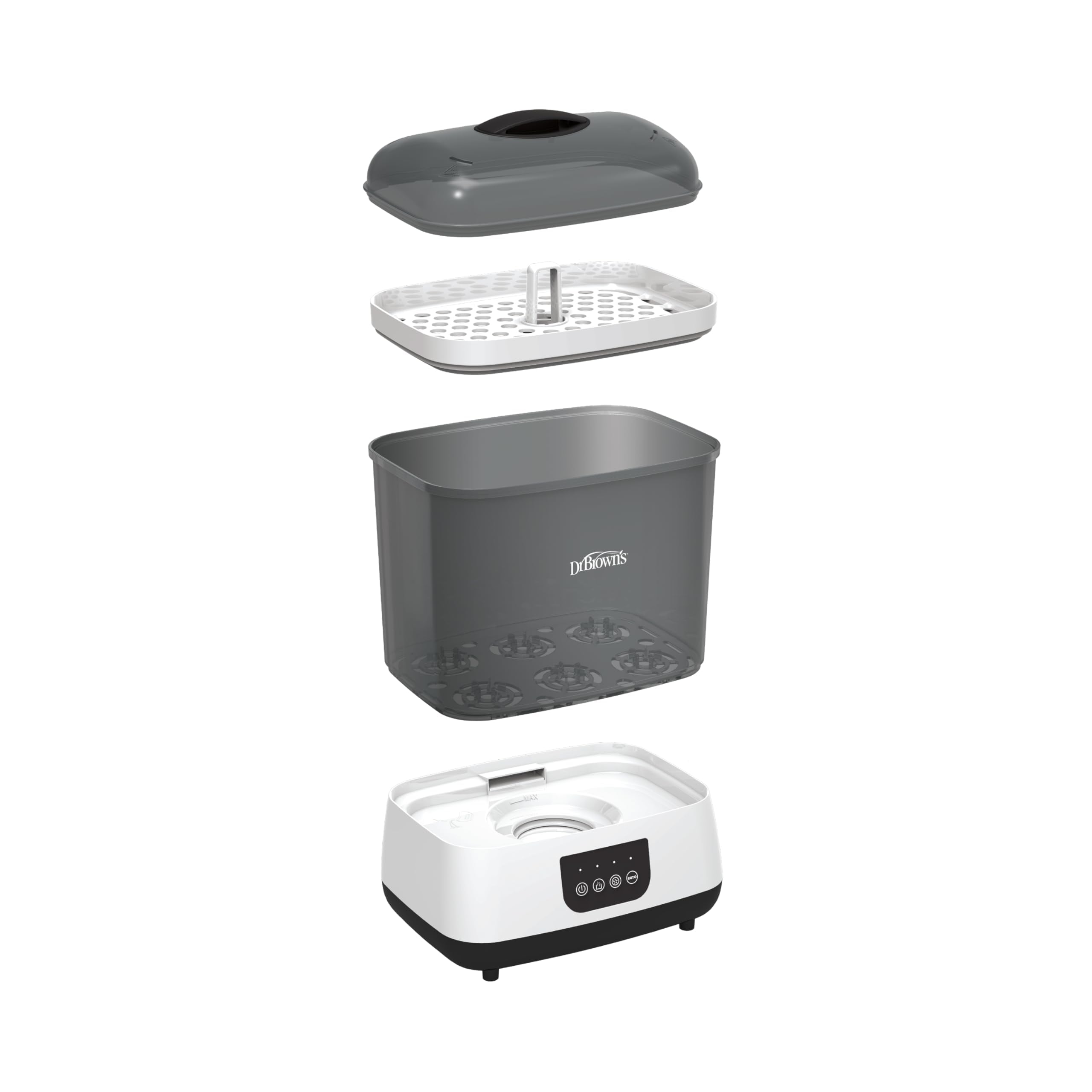 Dr. Brown's All-in-One Baby Bottle Sterilizer and Dryer | Sanitize Bottles, Pacifiers & Newborn Essentials | Perfect for Daycare, Travel & Home Use