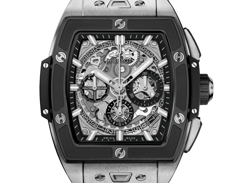 Hublot Spirit of Big Bang Chronograph Titanium & Black Ceramic Men's Luxury Watch - Swiss Made Automatic Timepiece for Business, Gifting & Special Occasions