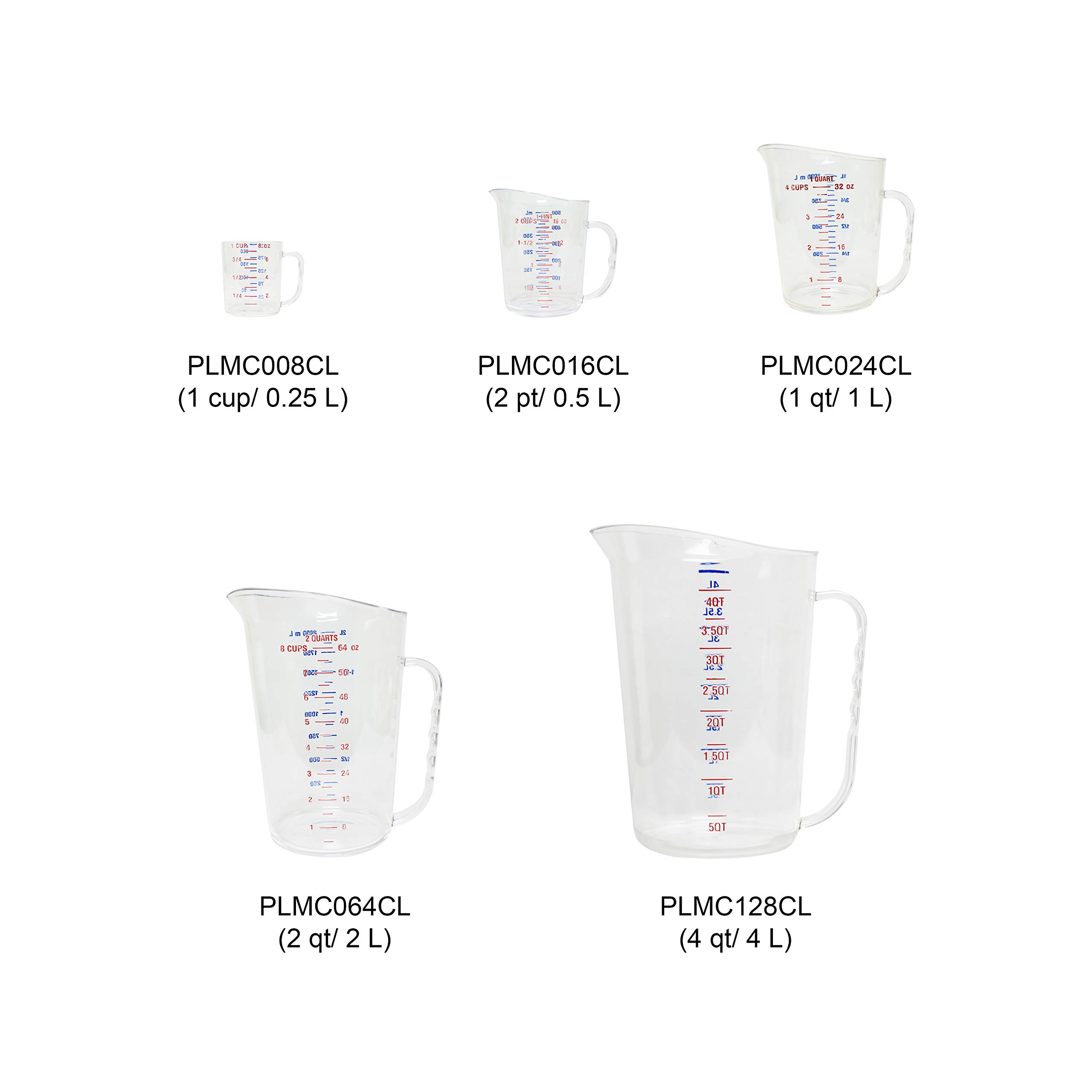 1 Pint (0.5 Liter) Clear Polycarbonate Measuring Cup - Durable Kitchen Tool for Baking, Cooking & Mixing - Perfect for Liquid & Dry Ingredients