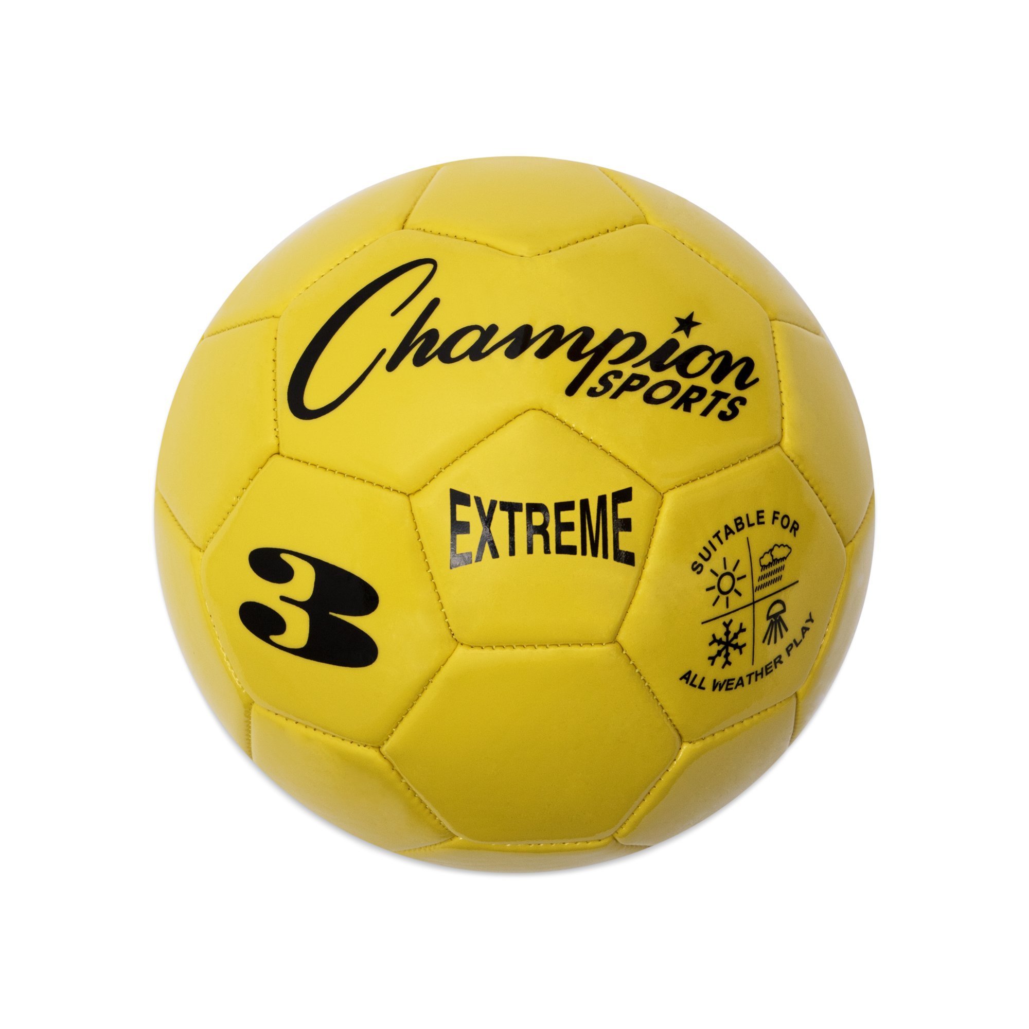 Champion Sports Extreme Series Soccer Ball - Official Size 5 Match Ball for Training & Games - Durable High-Performance Soccer Ball for Men, Women & Youth - Perfect for Practice, Matches & Backyard Play
