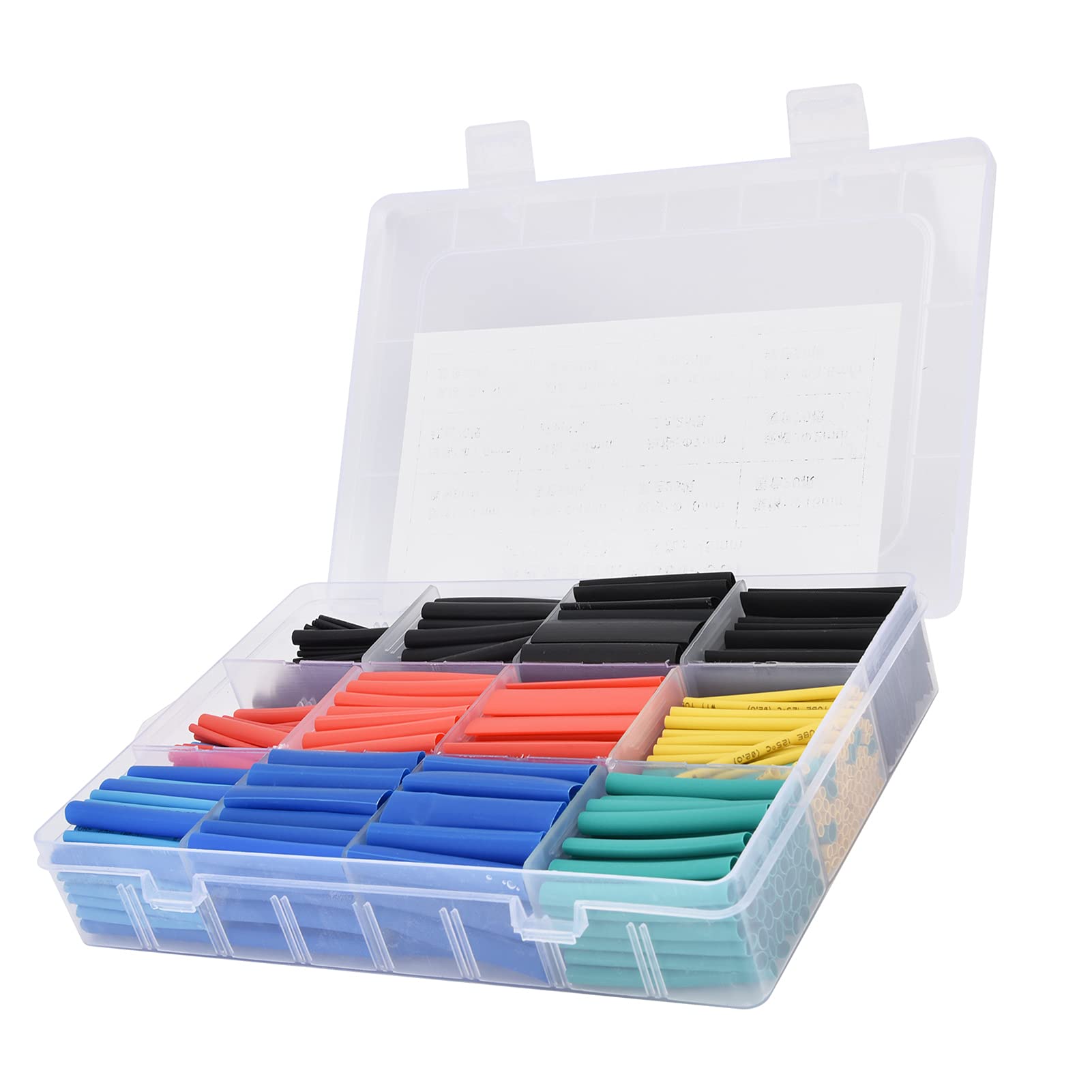 Premium Heat Shrink Tubing Kit - 560pcs Durable Waterproof Electrical Insulation Tubes for Wiring, Electronics & Outdoor Use - Ideal for Engineers, DIY Projects & Cable Repair