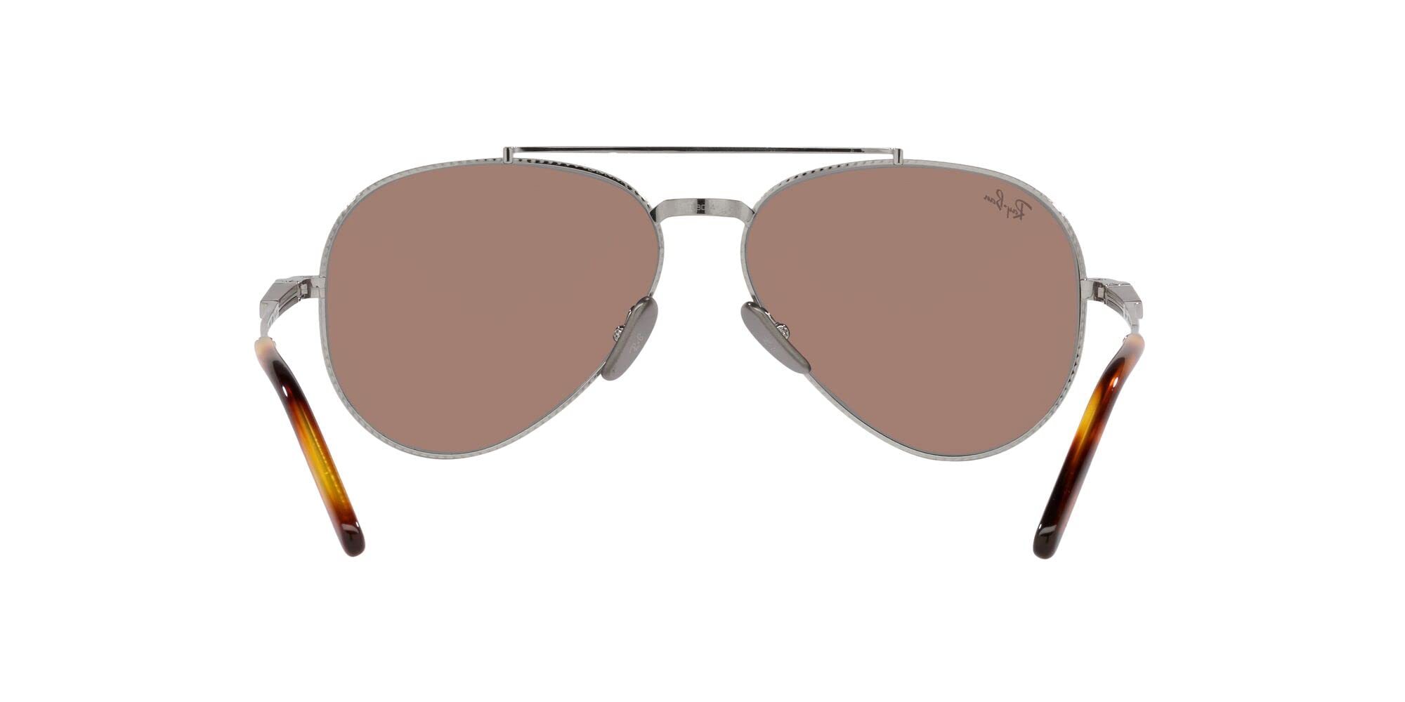 Ray-Ban RB8225 Aviator Titanium Sunglasses for Men & Women - Polarized UV Protection - Lightweight & Durable - Perfect for Driving, Travel & Outdoor Activities