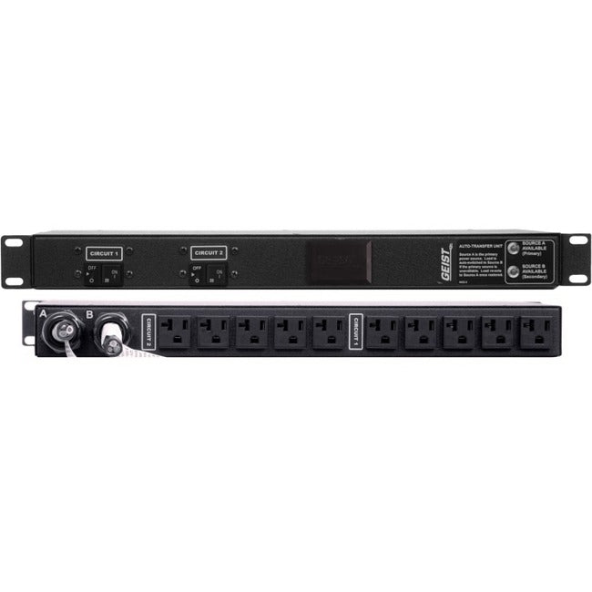 10Ft Power Cords RPDU 30A 120V with L5-30P Plug - Heavy Duty Black Powder Coated for Data Centers, Server Rooms & Industrial Equipment