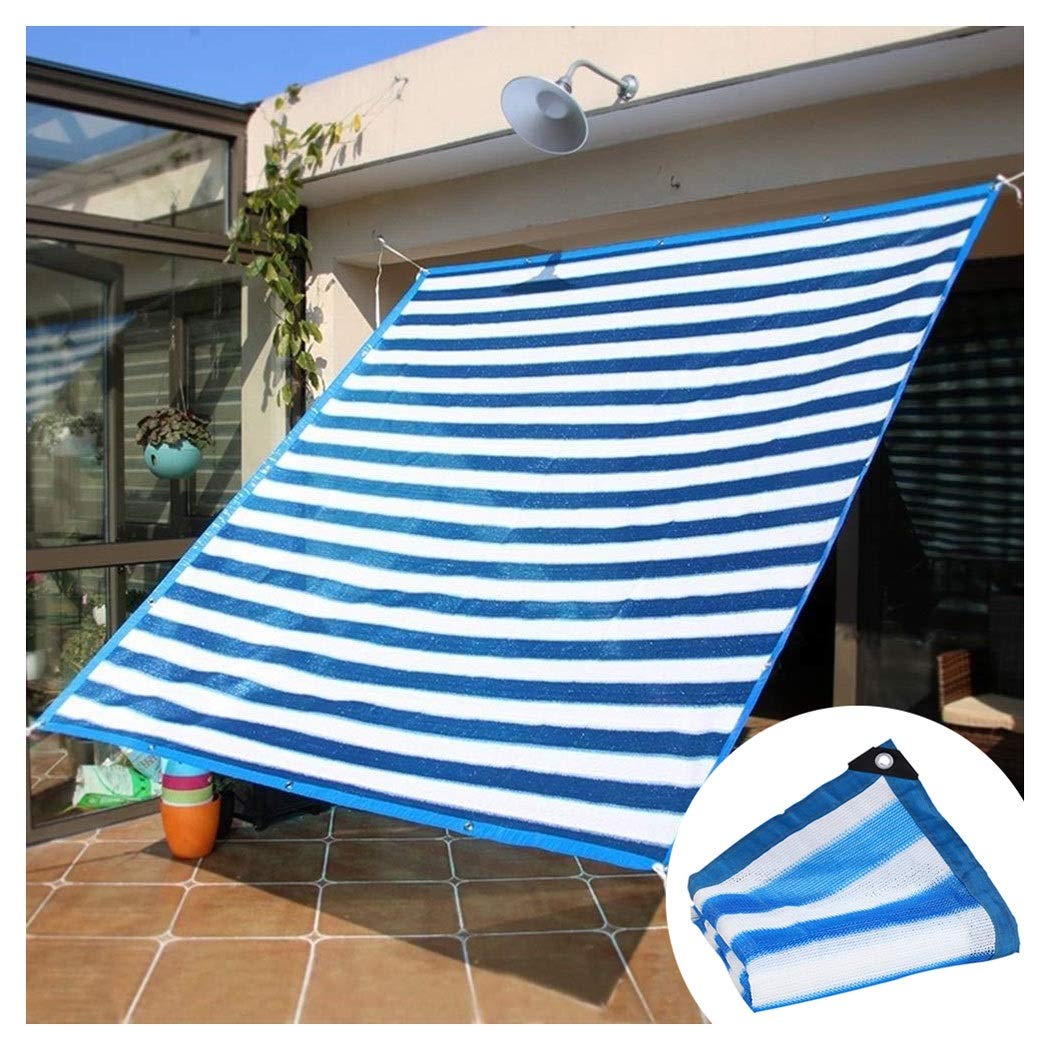 Premium 50% UV Block Shade Cloth with Reinforced Grommets - Durable Sun Protection Netting for Greenhouse, Patio, Garden Plants, Kennel Cover & Outdoor Spaces | Sunscreen Fabric for Lawn, Terrace & Flower Beds