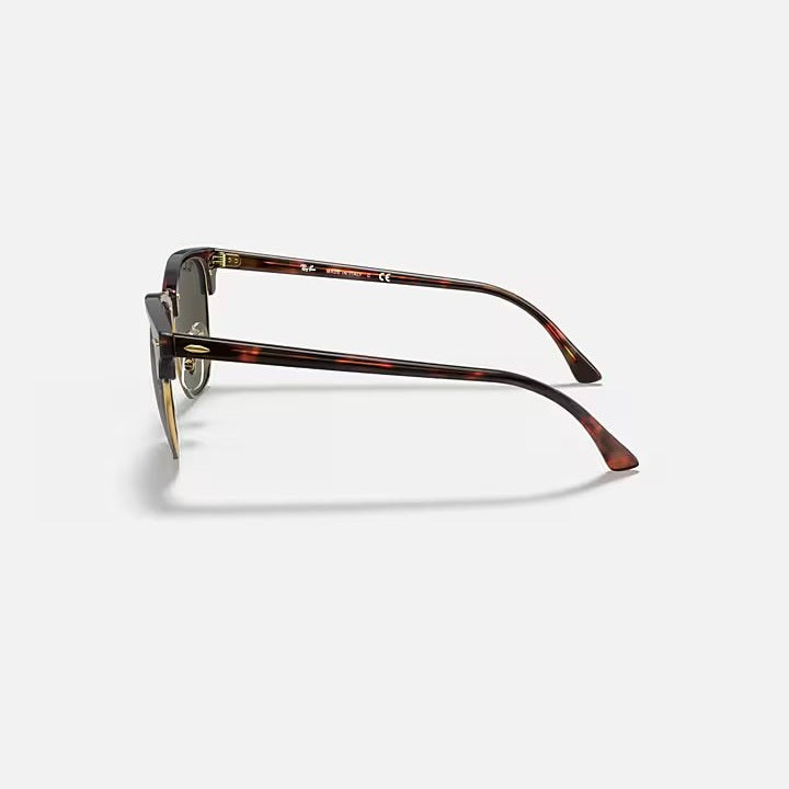 Ray Ban Clubmaster Sunglasses - Mock Tortoise Frame with Arista Lenses for Men & Women - Perfect for Outdoor Activities, Driving, and Fashion Accessories