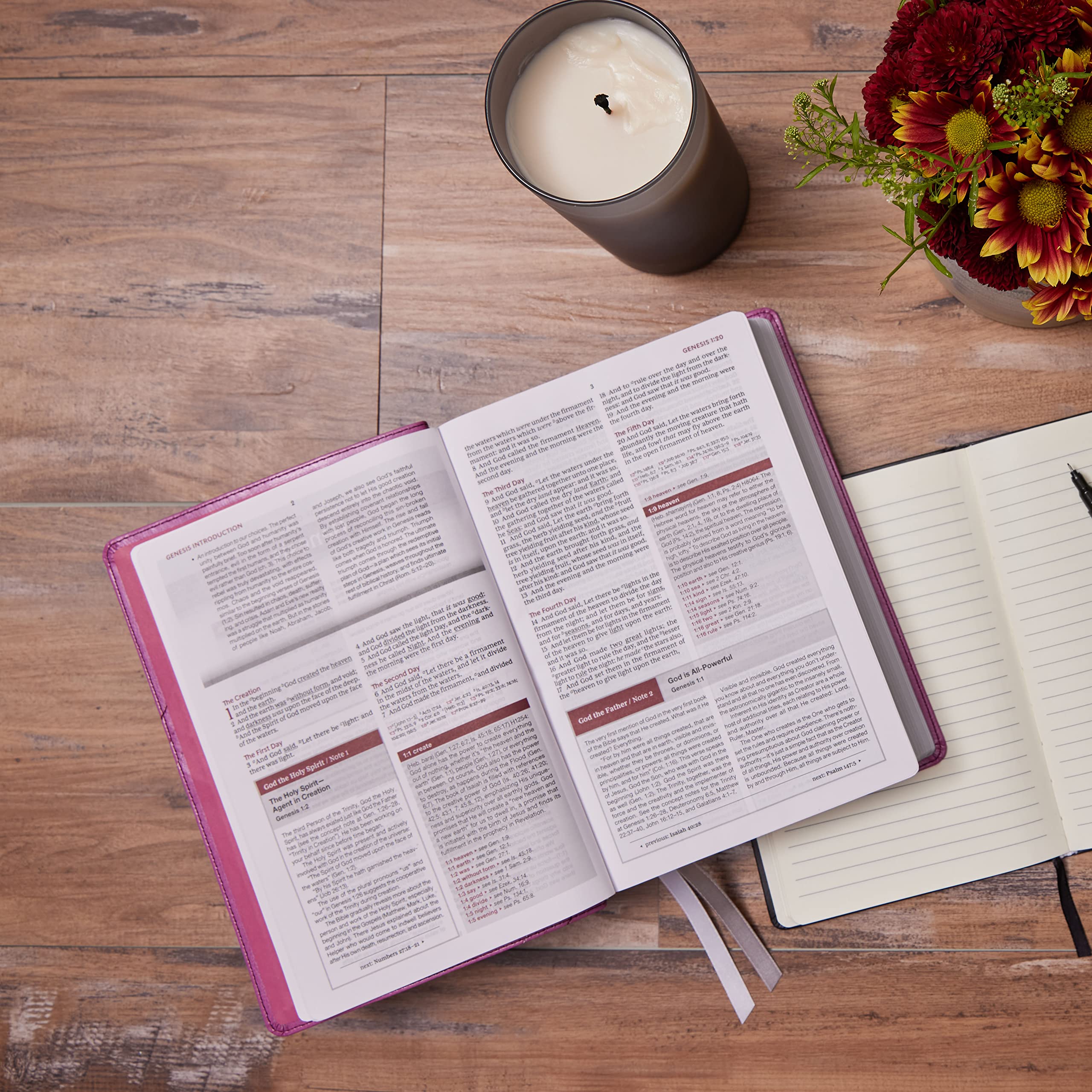 KJV Word Study Reference Bible - Leathersoft Brown Cover, Red Letter Edition with Thumb Index & Comfort Print - 2,000 Keywords for Biblical Understanding | Perfect for Bible Study, Sermon Preparation & Personal Devotion