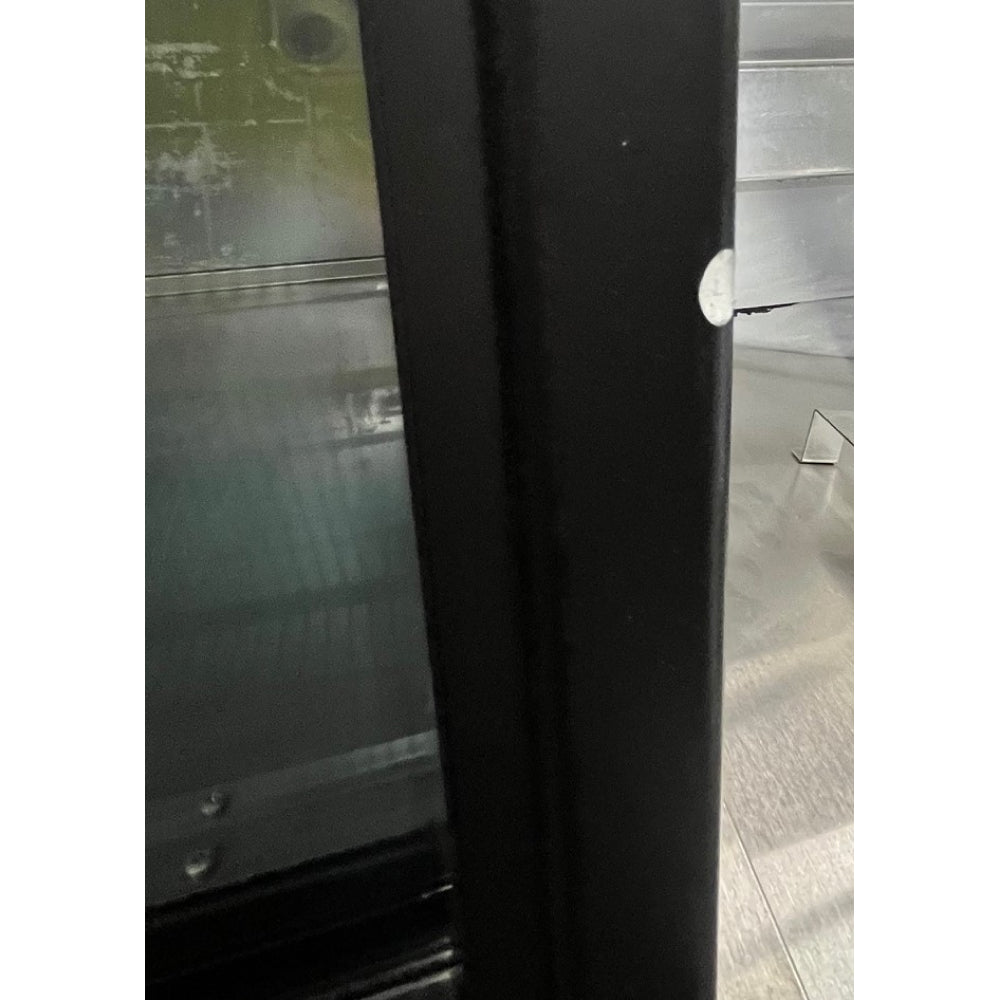 Used True TBB 24 Gallon 60G 60 Glass Door Black Back Bar Refrigerator - Perfect for Bars, Restaurants, and Commercial Kitchens