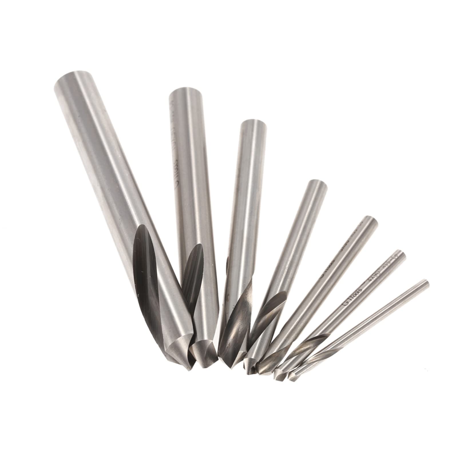 Mulcort 7-Piece M42 HSS Cobalt Spotting Drill Bit Set - High Speed Steel Round Shank 90 Degree Angle for Precision Drilling & Chamfering - Perfect for Metalworking, Woodworking & DIY Projects