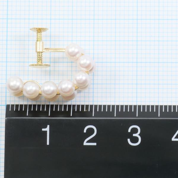 18K Yellow Gold Pearl Earrings - Vintage & Elegant Jewelry for Women | Perfect for Weddings, Parties & Special Occasions