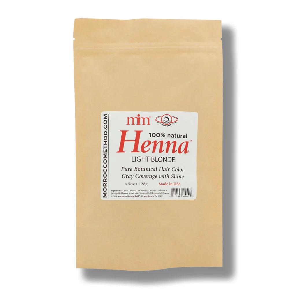 Natural Henna Hair Dye for Light Blonde - Organic Herbal Hair Color for Women & Men - Safe Chemical-Free Hair Coloring at Home - Perfect for DIY Hair Treatment & Salon-Quality Results