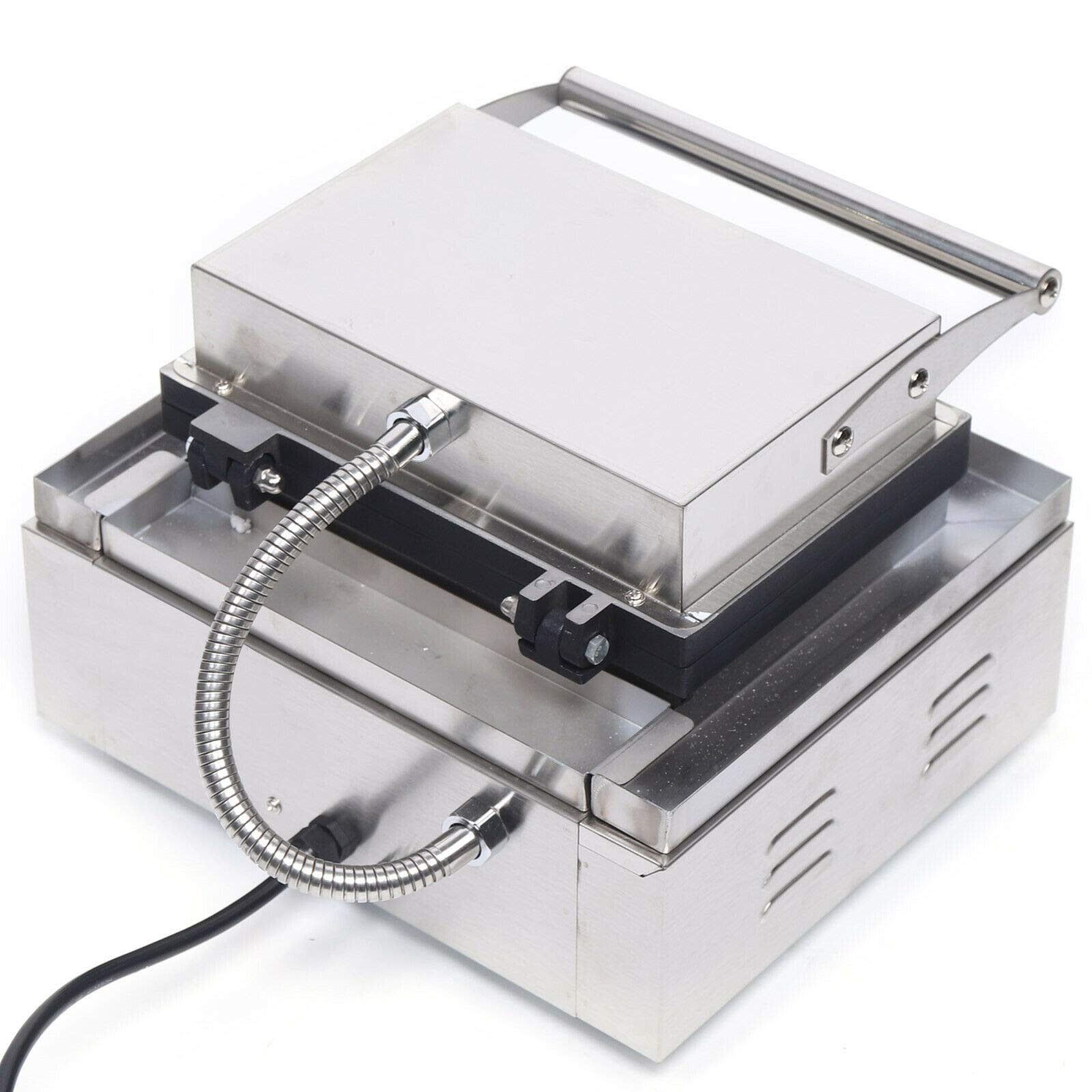 Commercial Waffle Donut Maker Machine - 6 Hole 110V 1550W Electric Doughnut Baker with Double-Sided Heating (50-300°C), Non-Stick Teflon Coating - Perfect for Professional Kitchens, Bakeries, Dessert Shops & Home Breakfast Making