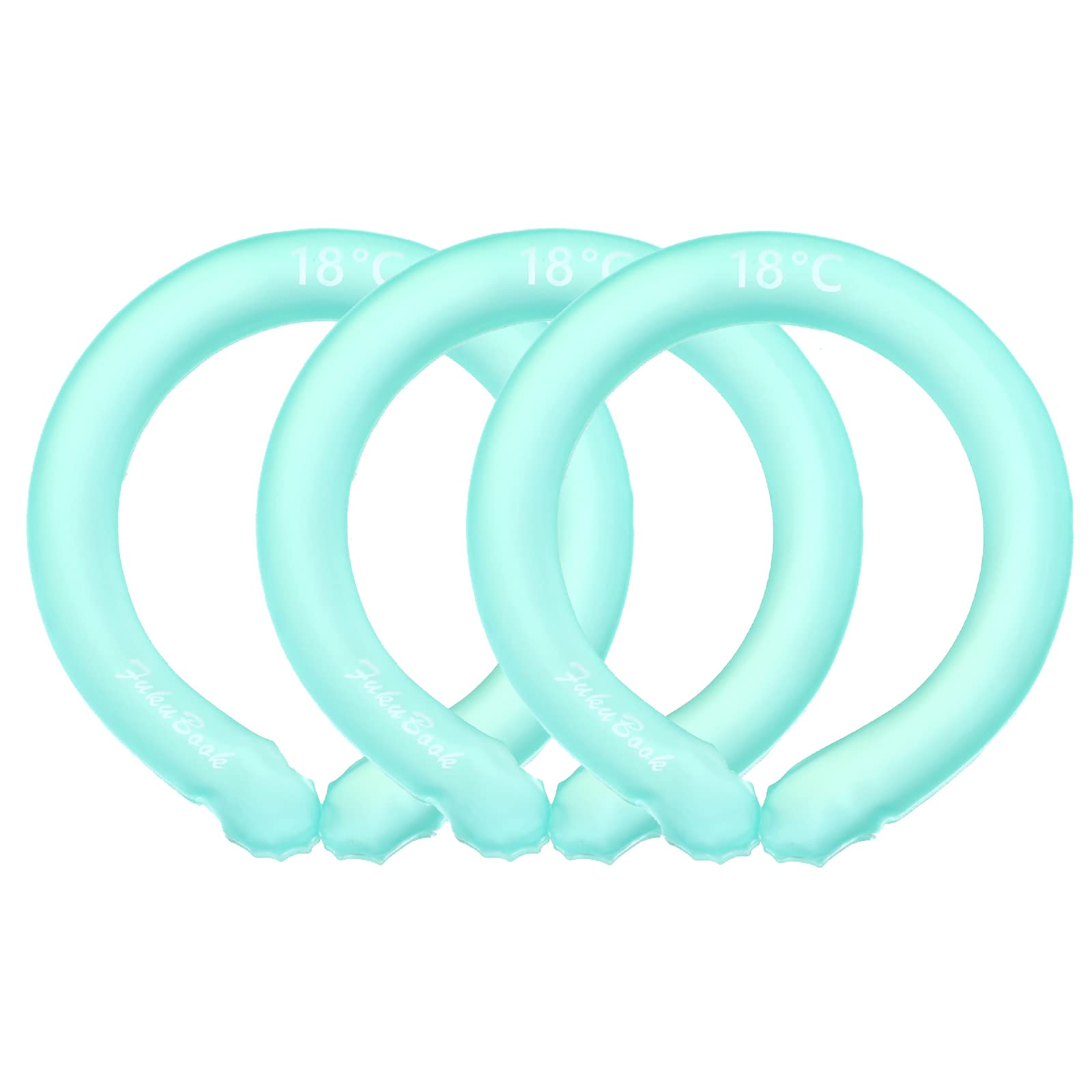 OZBIR Portable Neck Cooling Tube - Reusable Gel Ice Pack with Thermal Storage Bag | Wearable Cooling Neck Wrap for Summer Outdoor Sports, Hiking, Running & Hot Weather Relief