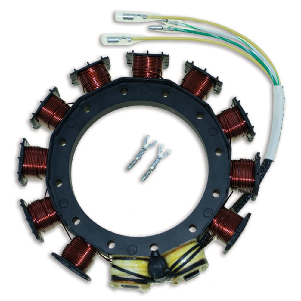 CDI Electronics 174-2075K1 Stator 2/3 Cylinder - 9 Amp Replacement Part for Outboard Motors | Perfect for Marine Engine Repair & Maintenance