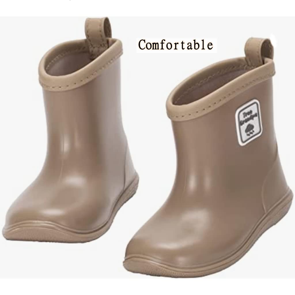 **Toddler Rain Boots for Boys & Girls - Lightweight Waterproof Baby Rain Boots with Easy-On Design - Perfect for Puddles, Playtime & Outdoor Adventures**
