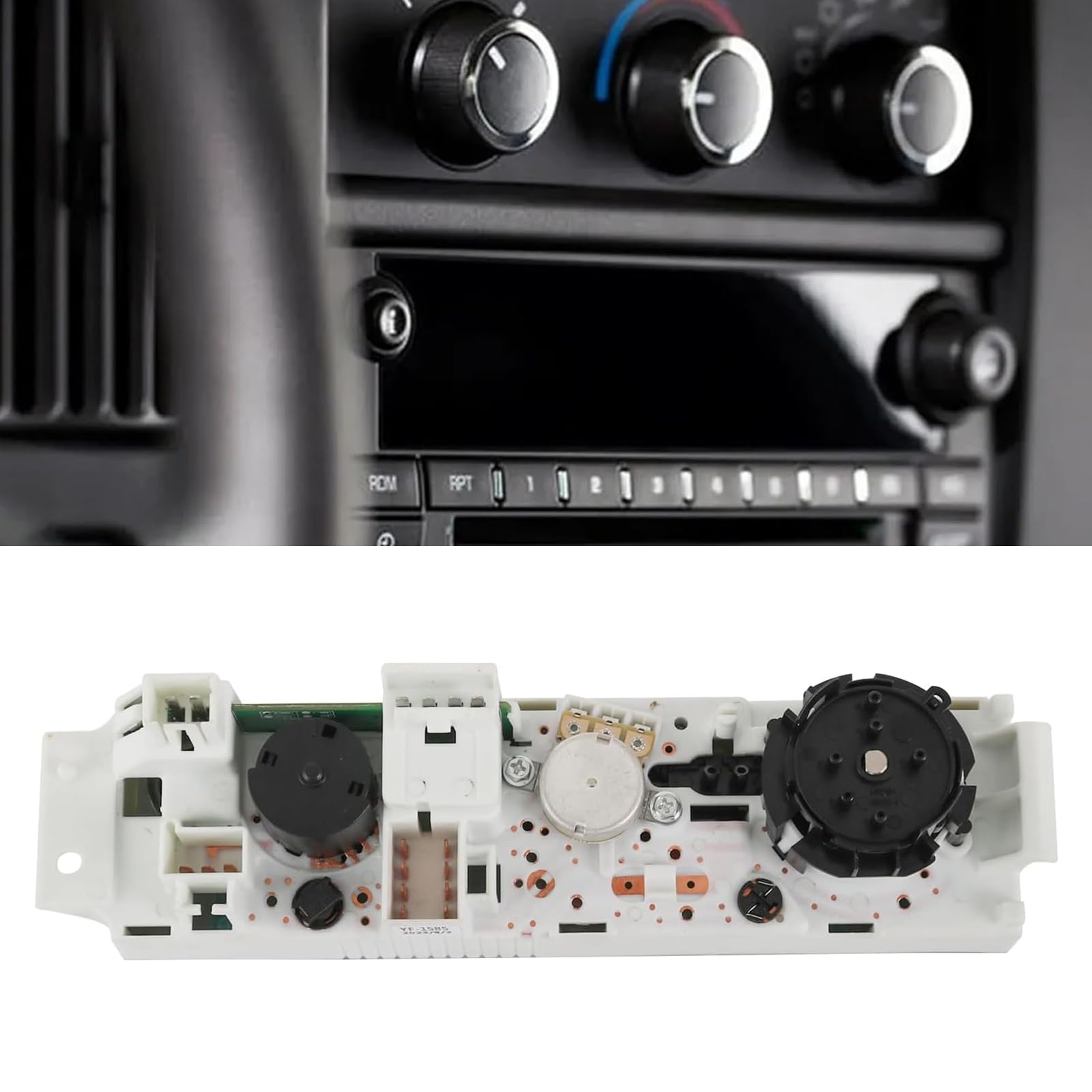 Chevrolet Express 1500 2500 3500 4500 C4500 C5500 C7500 G3500 Front Climate Control Module Replacement - OEM 15130959 15191308 15773678 15858578 - Perfect for AC & Heating System Repairs