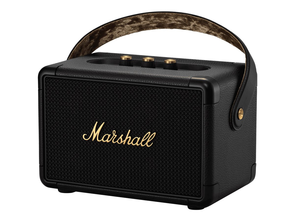 Marshall Kilburn II Portable Bluetooth Speaker - Wireless Speaker with Rich Bass, 20+ Hours Playtime, IPX2 Water Resistance - Perfect for Outdoor, Travel, Home & Party Use