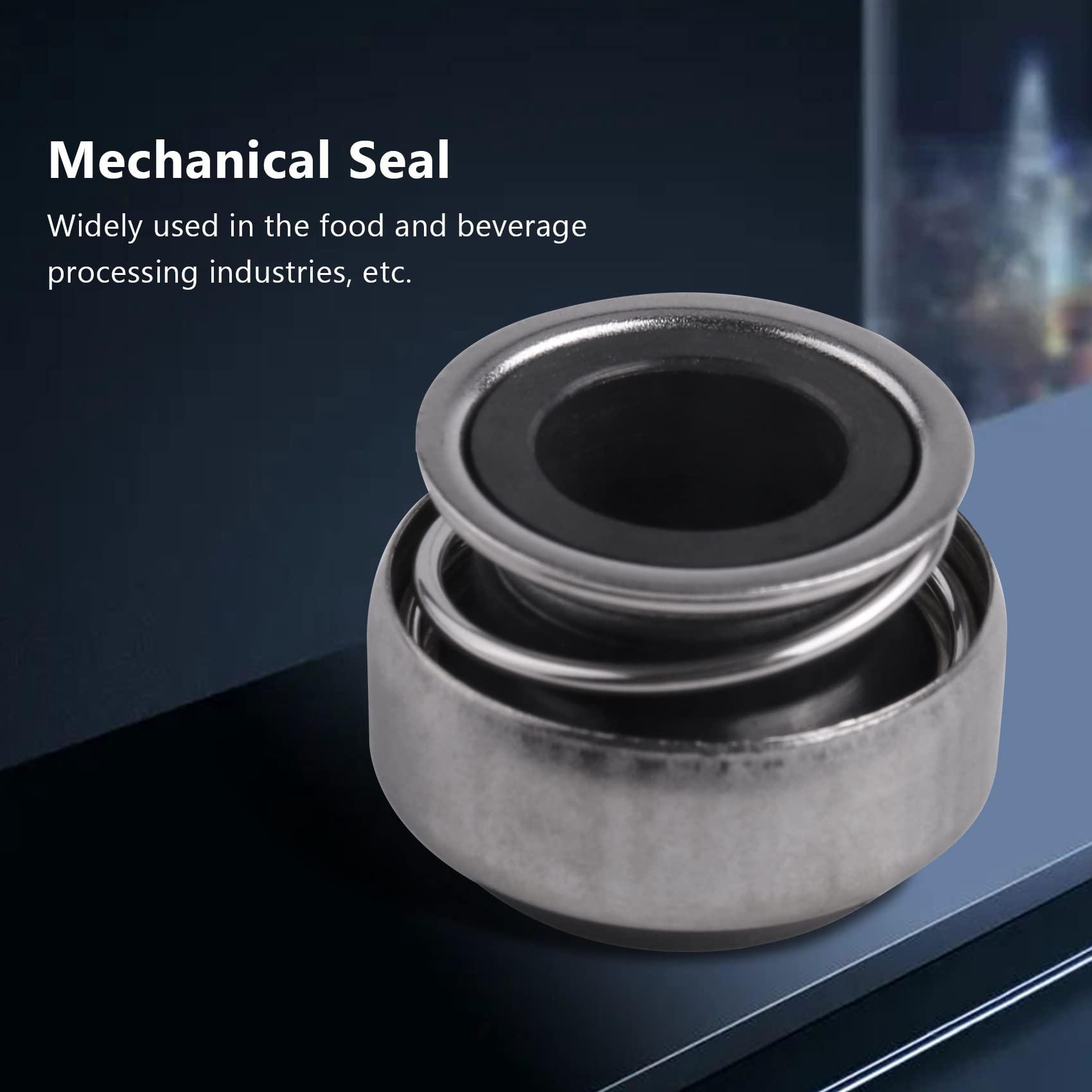 Tiger007 12mm Rubber Helical Spring for Mechanical Seal Pump Replacement - Durable Buna-N O-Ring Seal for Industrial, Marine, and Automotive Applications