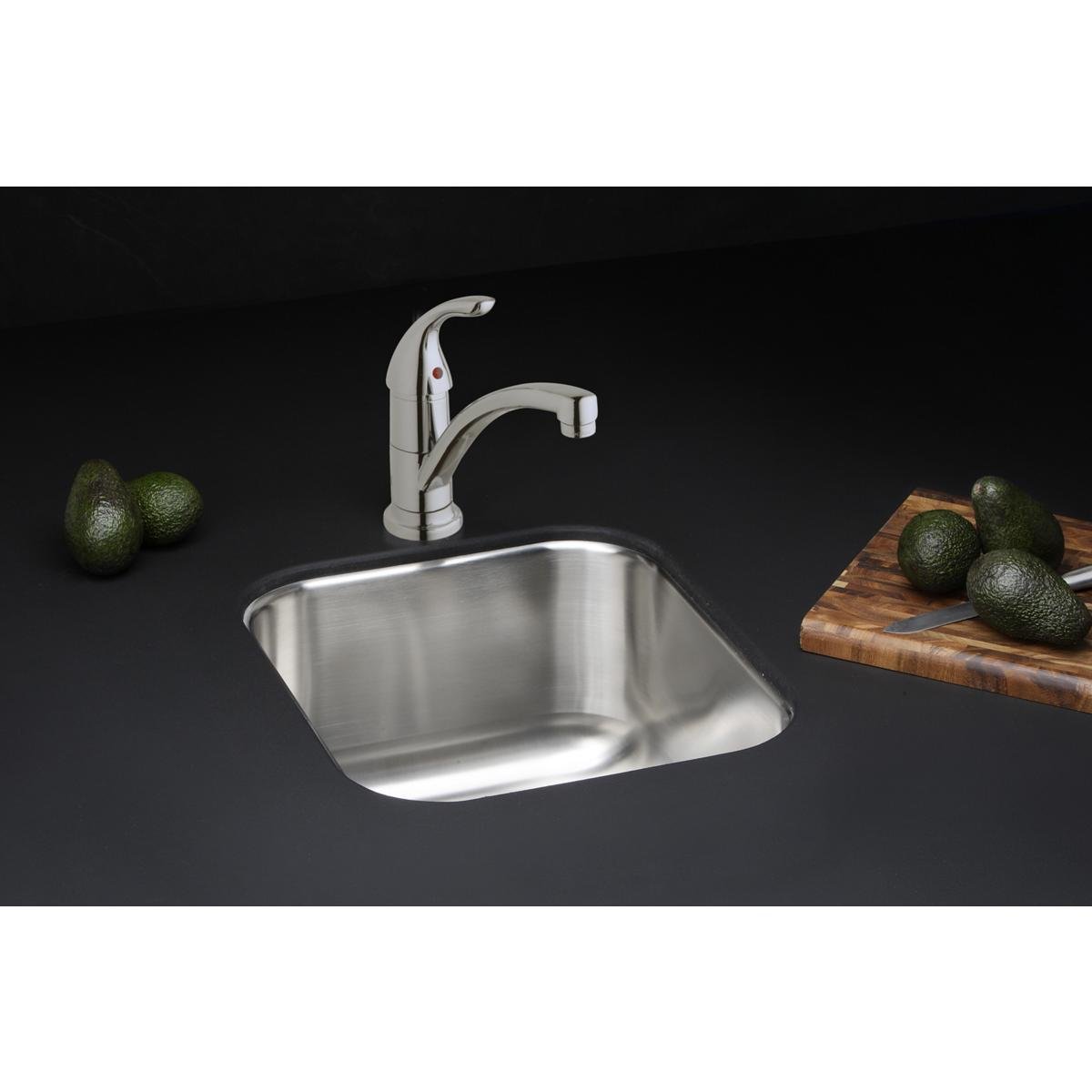 Elkay LK1500CR Single Hole Deck Mount Kitchen Faucet with Lever Handle - Chrome Finish for Modern Kitchens | Ideal for Cooking, Washing Dishes & Home Renovation