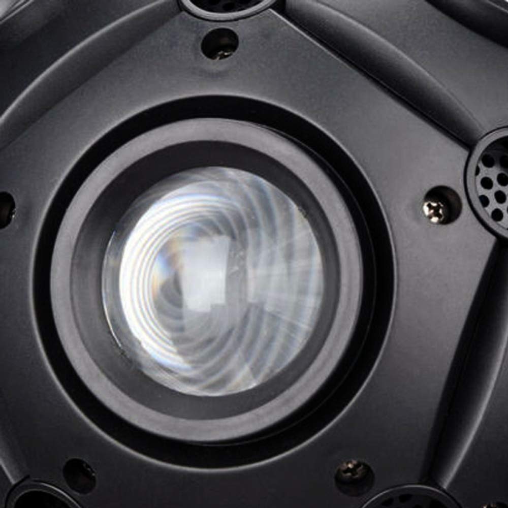 4-in-1 RGB Moving Head Light 120W - Professional DMX Stage Lighting for DJ, Club, Bar, Wedding & Concert - RGBWA+UV Beam Spot with Sound Active Mode for Dynamic Stage Effects