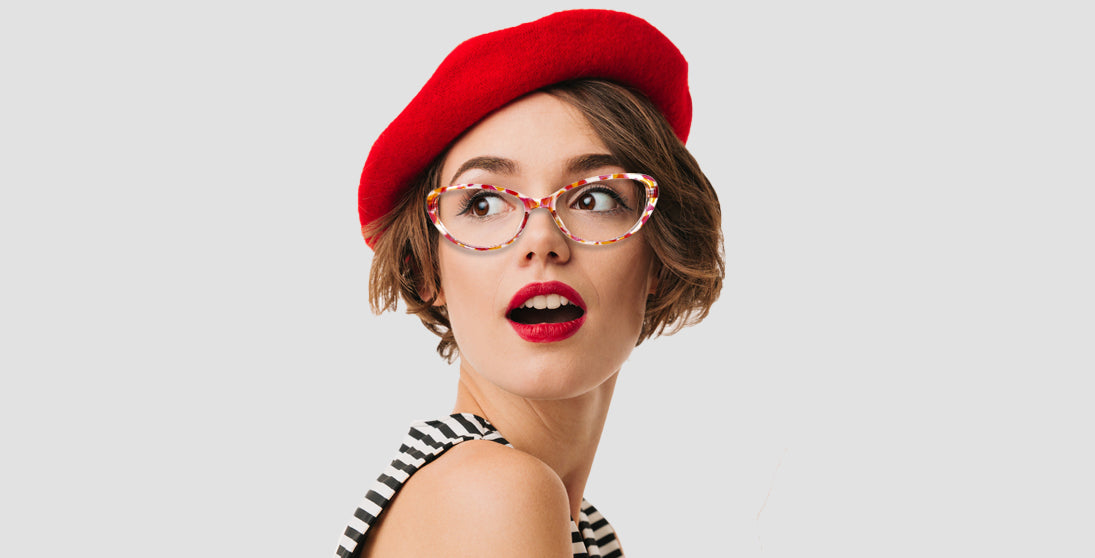 Amber Reading Glasses S2827 - Blue Light Blocking for Computer & Reading - Stylish & Comfortable for Office, Home & Travel