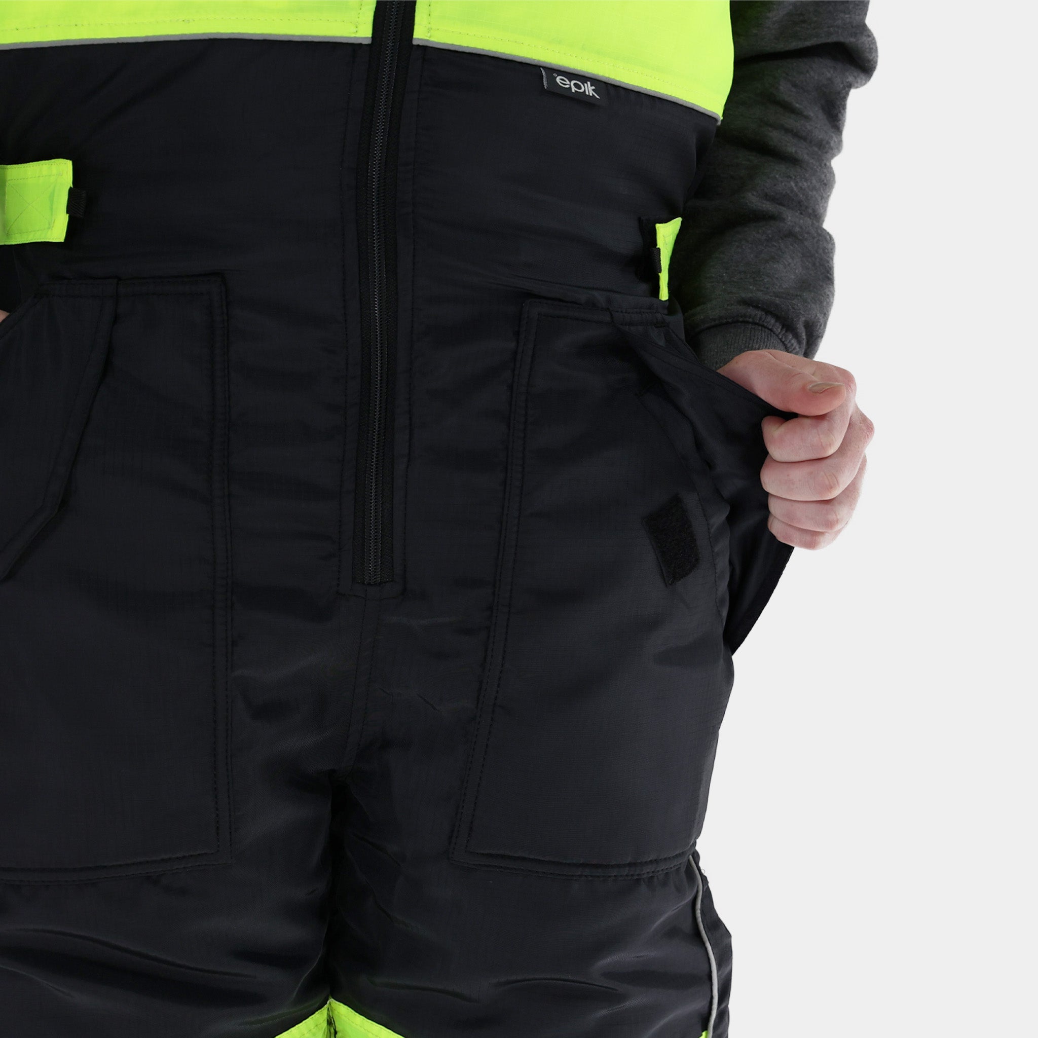 Reflex Pro Bib Overalls - Durable Work Overalls for Men & Women - Heavy Duty Denim Coveralls for Farming, Construction & Outdoor Work
