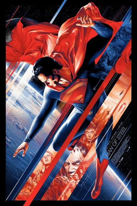 Man of Steel - Ansin Limited Edition Art Print | DC Comics Superman Poster for Home & Office Decor | Perfect for Superhero Fans & Collectors