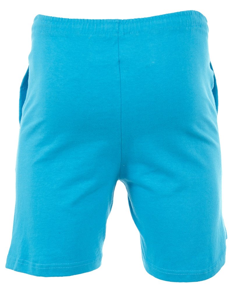 Champion Men's Cotton Drawstring Gym Shorts with Pockets - RN26094-BLUE Size L - Perfect for Workouts, Running & Casual Wear
