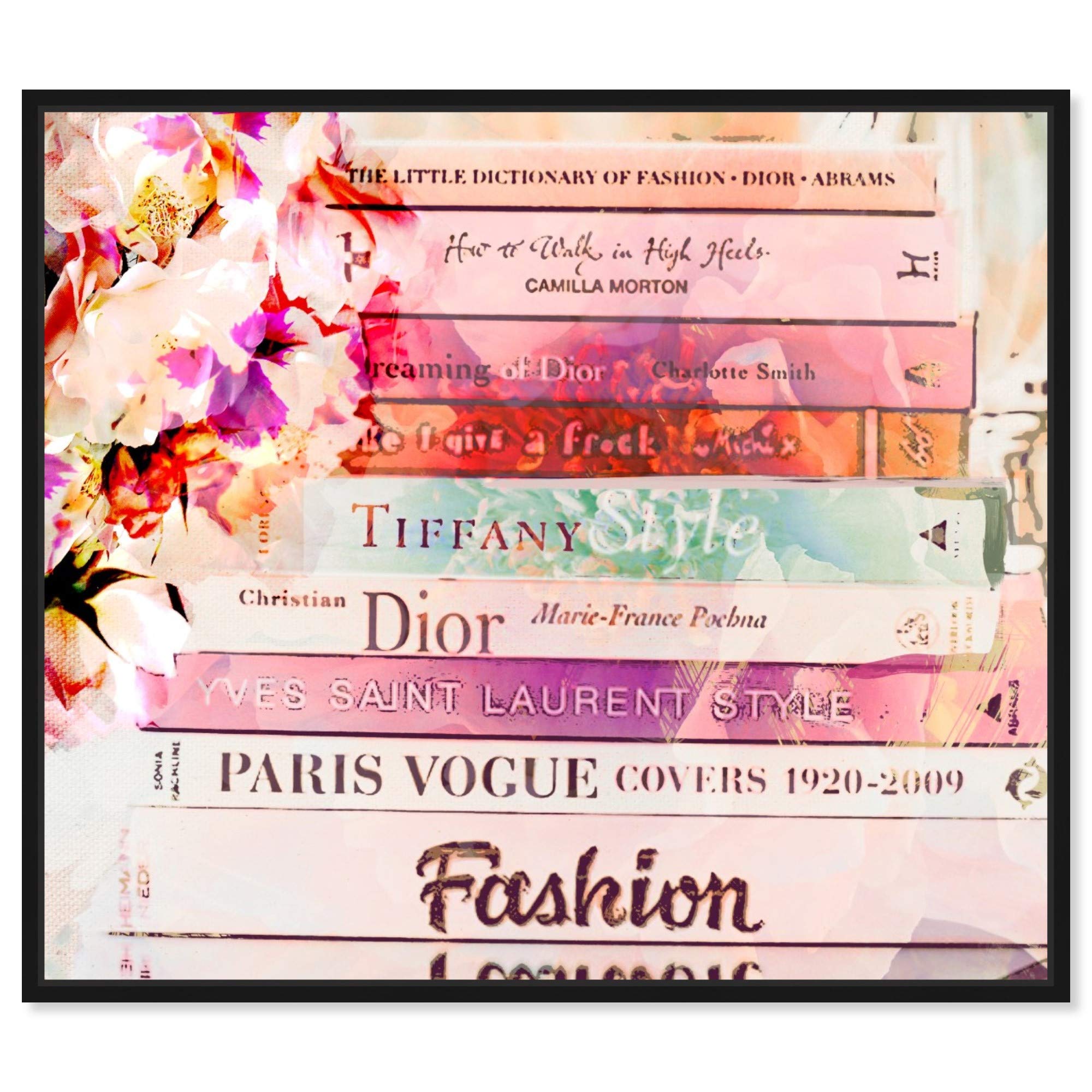 Romantica Spring Pink Framed Wall Art Canvas Print - 36x30 Inches - Fashion & Glam Home Decor by Oliver Gal Artist Co. - Perfect for Living Room, Bedroom & Office Décor