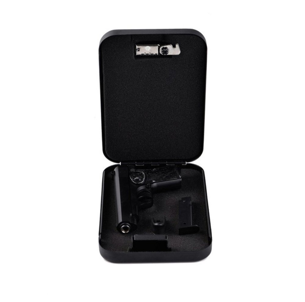 Portable Steel Combination Lock Box - Secure Travel Safe for Money, Passport & Valuables - Ideal for Car, Home & Outdoor Use