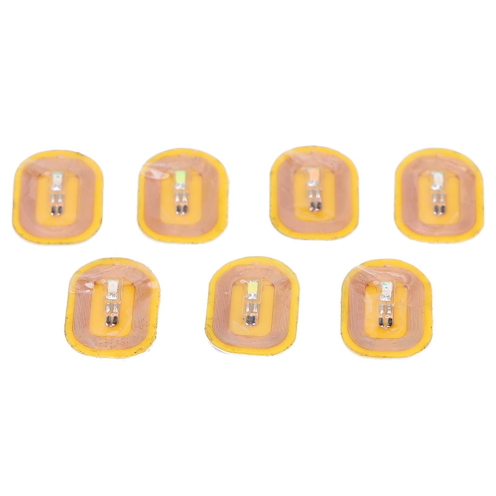 NFC Nail Stickers - Self Adhesive 7 Color LED Nail Art for Women | Fashionable NFC Enabled Nail Decals for Bus Cards & Contactless Payments | Perfect for Parties, Clubbing & Daily Commute