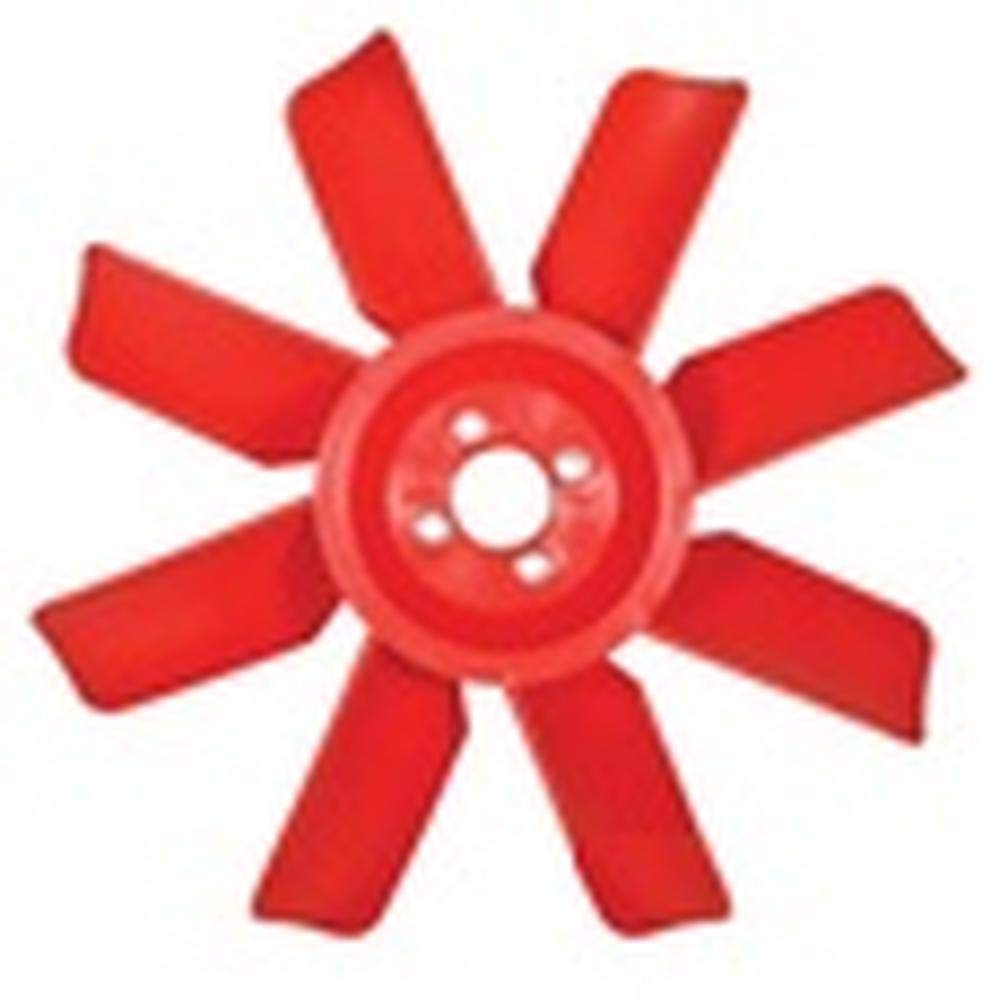 8 Blade Plastic Fan for Massey Ferguson 275 285 - 160895M1 Replacement for Tractor Cooling
