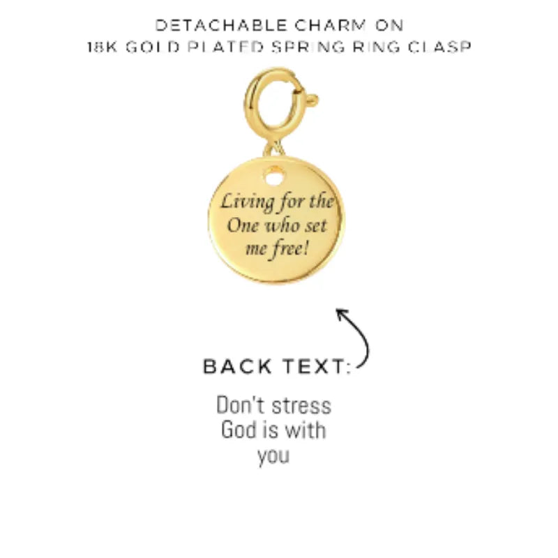 Personalized Engraved Charms with Detachable Clasp - Custom Name Jewelry for Necklaces & Bracelets - Perfect for Gifts, Anniversaries & Special Occasions
