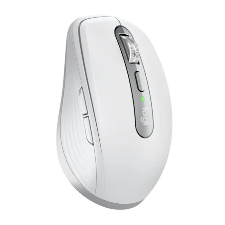Logitech MX Anywhere 3 Wireless Mouse for Mac - Compact Portable Bluetooth Mouse with Fast Scrolling & USB-C Charging | Perfect for Travel, Office & Remote Work | Includes Knox Gear 4-Port USB Hub (2-Piece Bundle)