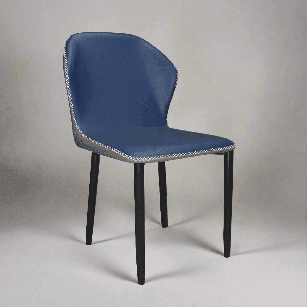 Melanie Dining Chair - Modern Upholstered Accent Chair for Kitchen, Dining Room & Office - Comfortable & Stylish Seating Solution for Home & Restaurant Use