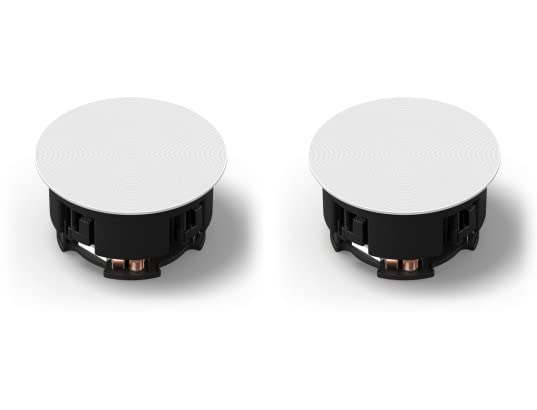 Sonos In-Ceiling Speakers - High-Quality Architectural Audio by Sonance for Immersive Ambient Listening in Home Theater & Multi-Room Setups