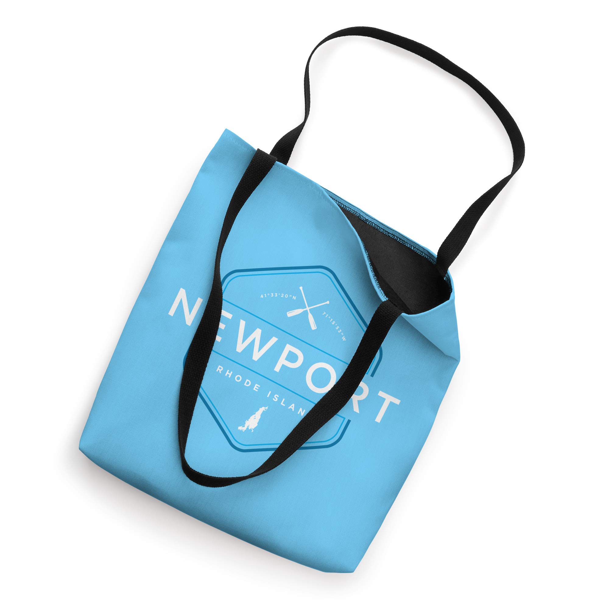 Newport Rhode Island Beach Graphic Tote Bag - Stylish Canvas Beach Bag for Women & Men - Perfect for Beach Trips, Shopping & Travel Accessories